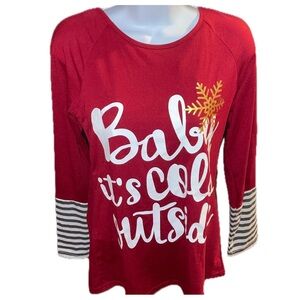 Baby It’s Cold Outside T-shirt ♥️✨❄️